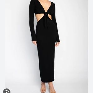 RESA -NOELLE KNIT DRESS IN BLACK